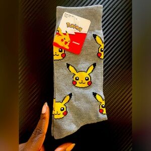 Pokémon Socks “Pikachu” (Crew) $5